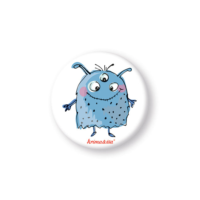 Mini-Button "Monster" in verschiedenen Varianten von Krima & Isa