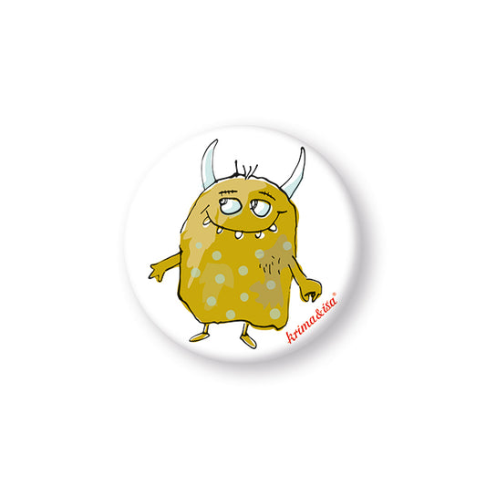 Mini-Button "Monster" in verschiedenen Varianten von Krima & Isa