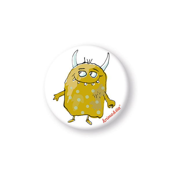 Mini-Button "Monster" in verschiedenen Varianten von Krima & Isa