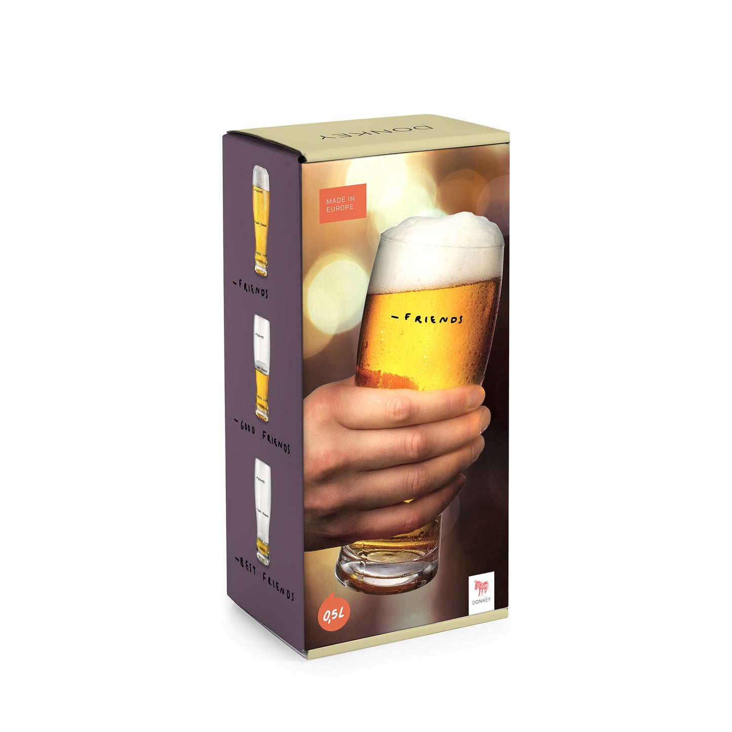 Bierglas mit lustiger Aufschrift als Geschenkidee