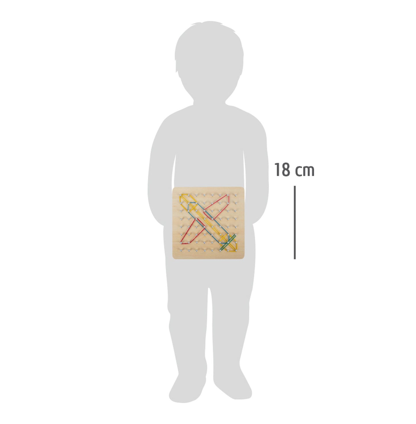 Geoboard aus Holz - perfekt für die Feinmotorik von Small Foot