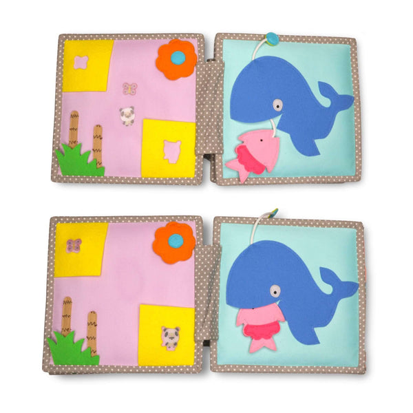 Quietbook "Dösender Löwe" für Kinder ab 12 Monaten