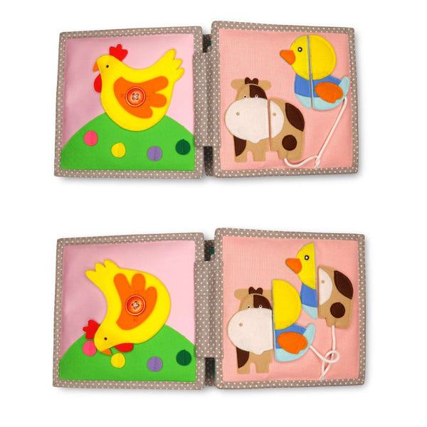 Quietbook "Dösender Löwe" für Kinder ab 12 Monaten
