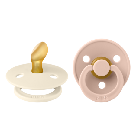 BIBS Schnuller Colour Anatomischer Sauger in "Ivory & Blush", zwei verschiedenen Größen