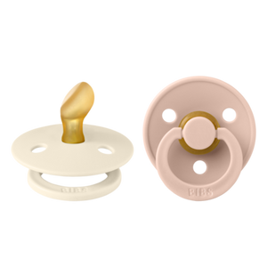 BIBS Schnuller Colour Anatomischer Sauger in "Ivory & Blush", zwei verschiedenen Größen