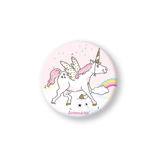 Mini-Button "Einhorn" von Krima & Isa