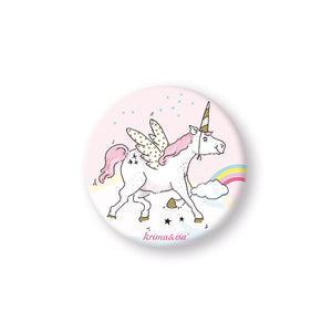 Mini-Button "Einhorn" von Krima & Isa