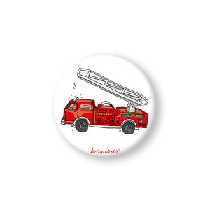 Mini-Button "Feuerwehr" von Krima & Isa